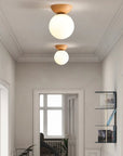 Wood & Glass Japandi Pendant Lamp
