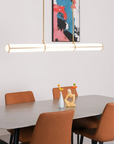 Elongated Cylinder Pendant Lamp