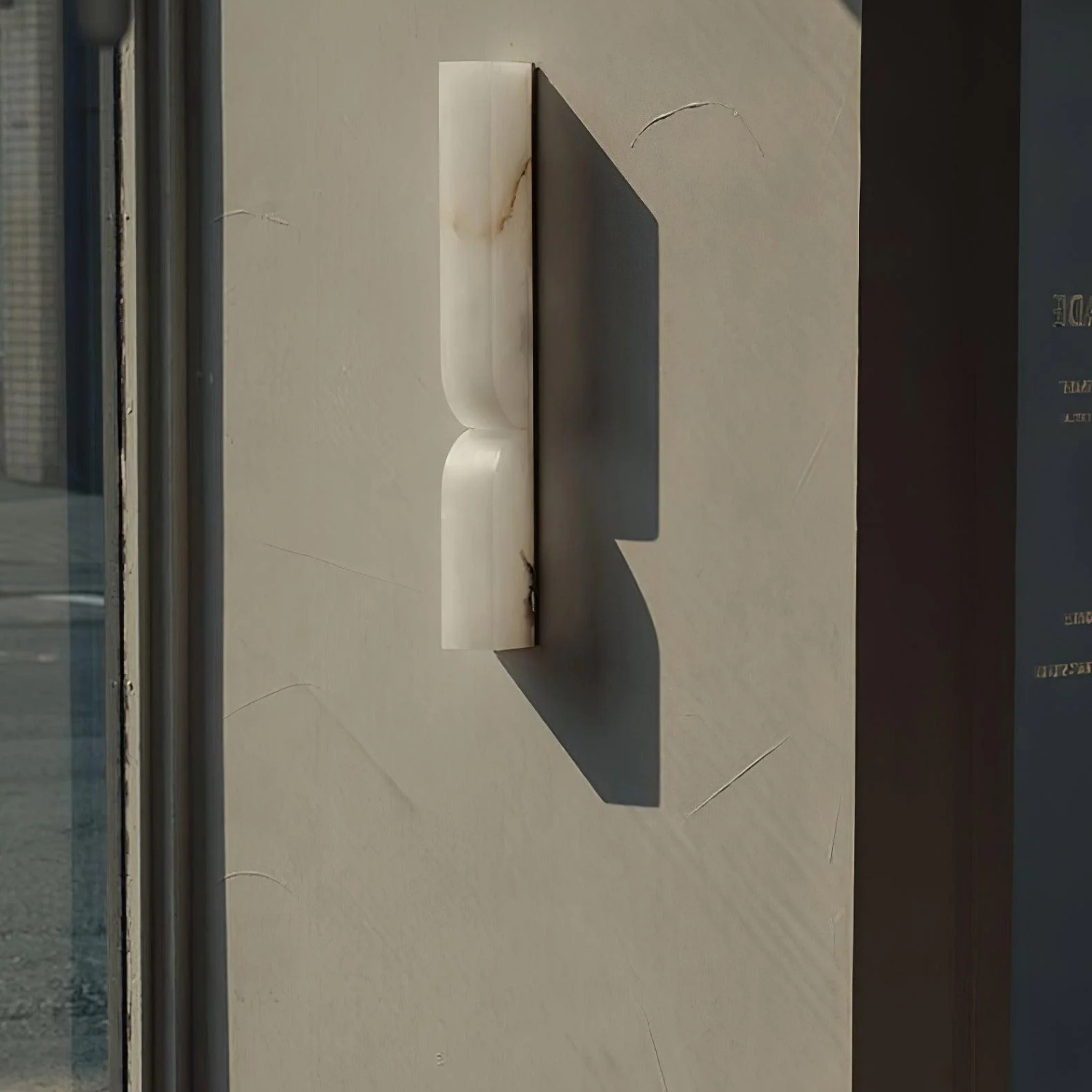 Copper &amp; Marble Wall Lamp