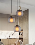 Hand-Blown Glass Pendant Lamp
