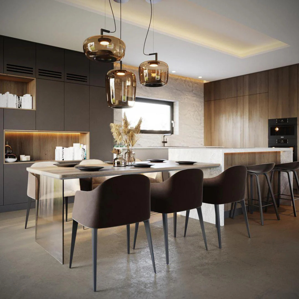 Twin Dome Pendant Lamp