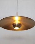 Copper & Chrome Pendant Lamp