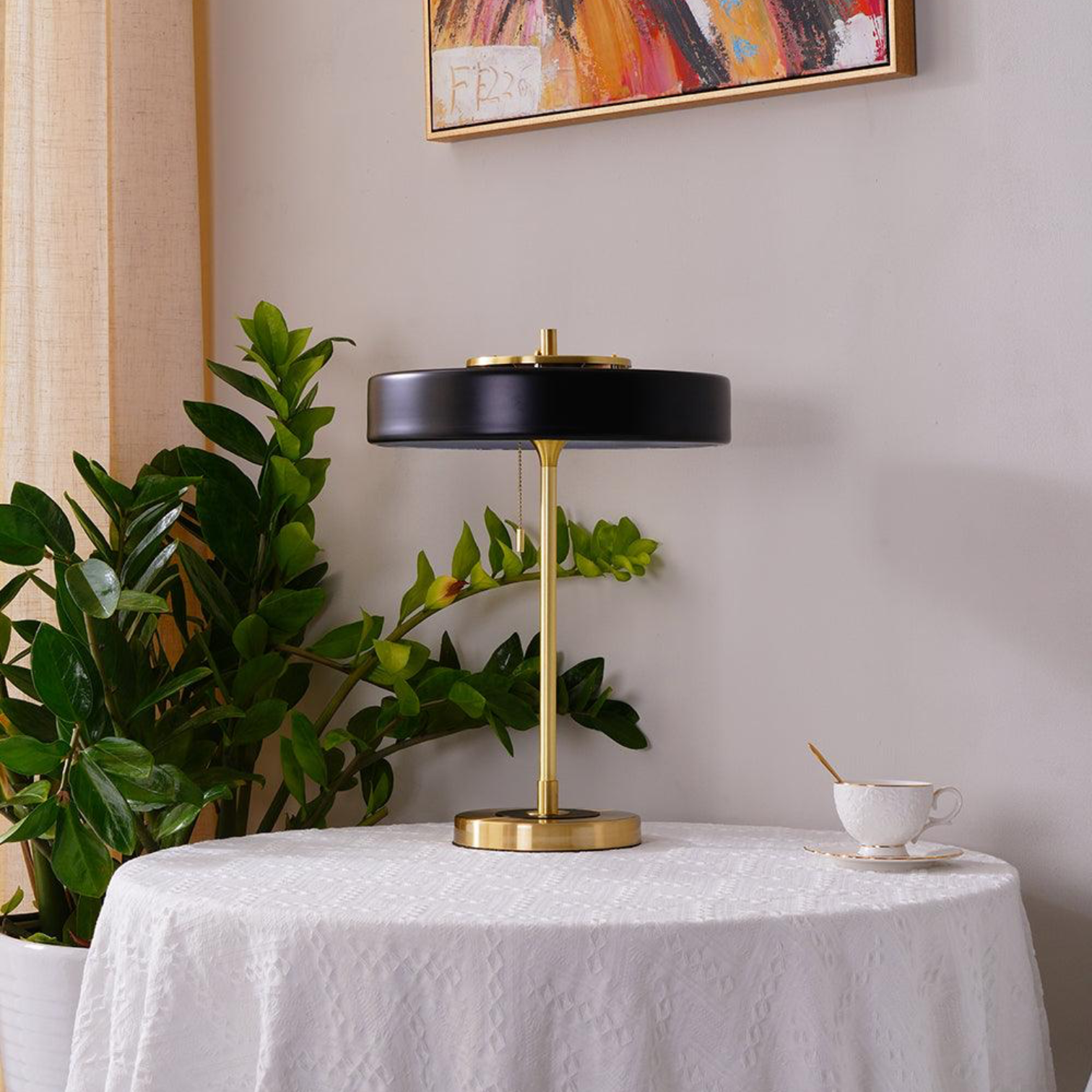 Hardware &amp; Acrylic Table Lamp