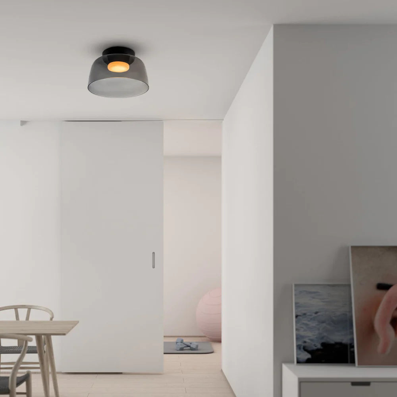 Layered Glass Ceiling Lamp