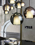Rounded Glass Pendant Lamp