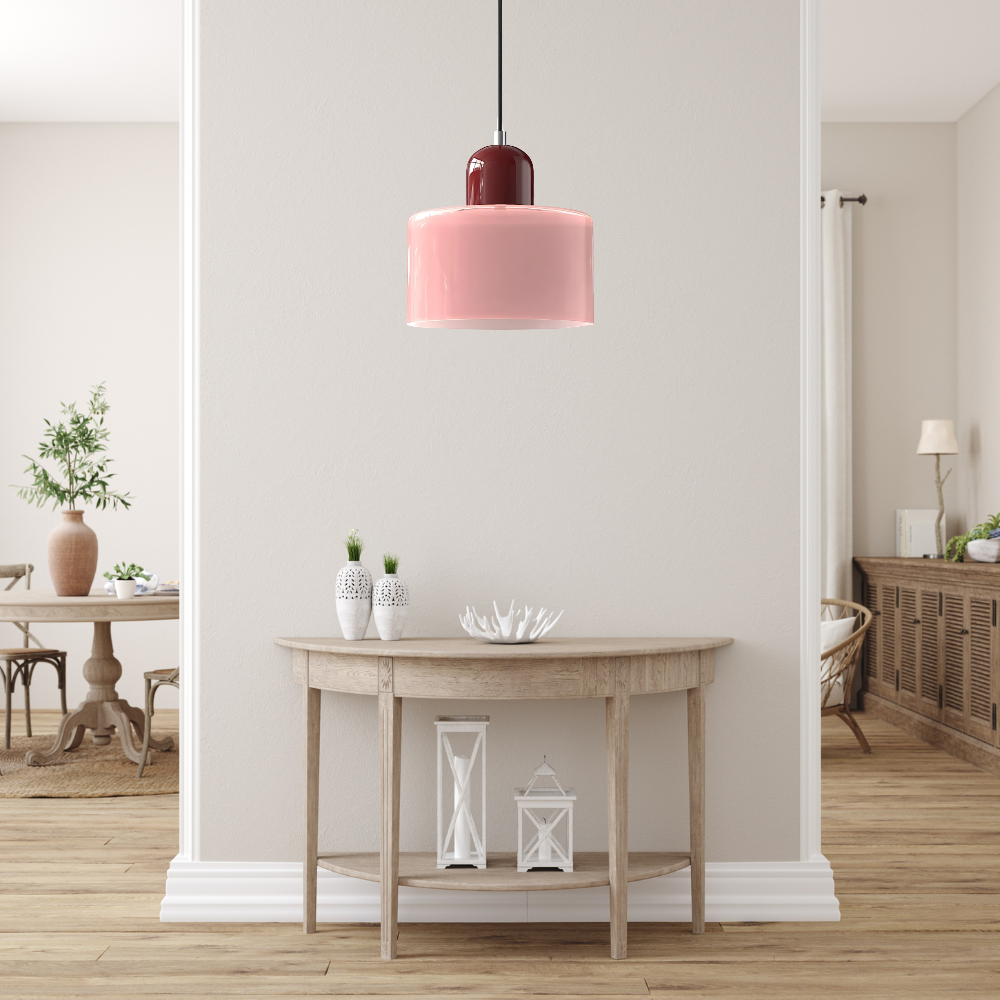 Curved Sculptural Pendant Lamp