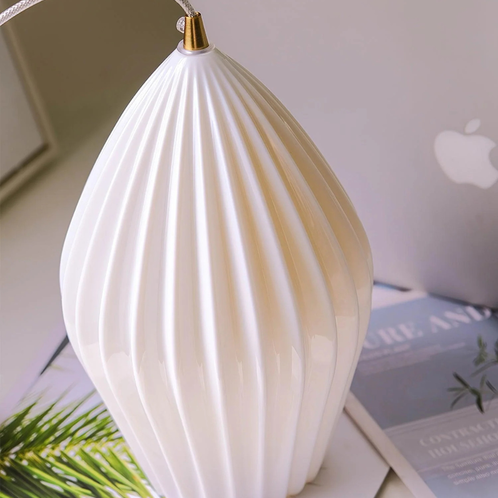 Sculptural Contoured Pendant Lamp