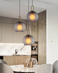 Hand-Blown Glass Pendant Lamp