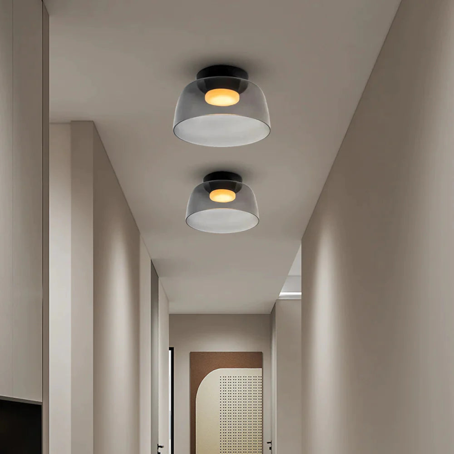 Layered Glass Ceiling Lamp