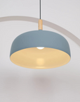 Wood Accent Cloud Pendant Lamp