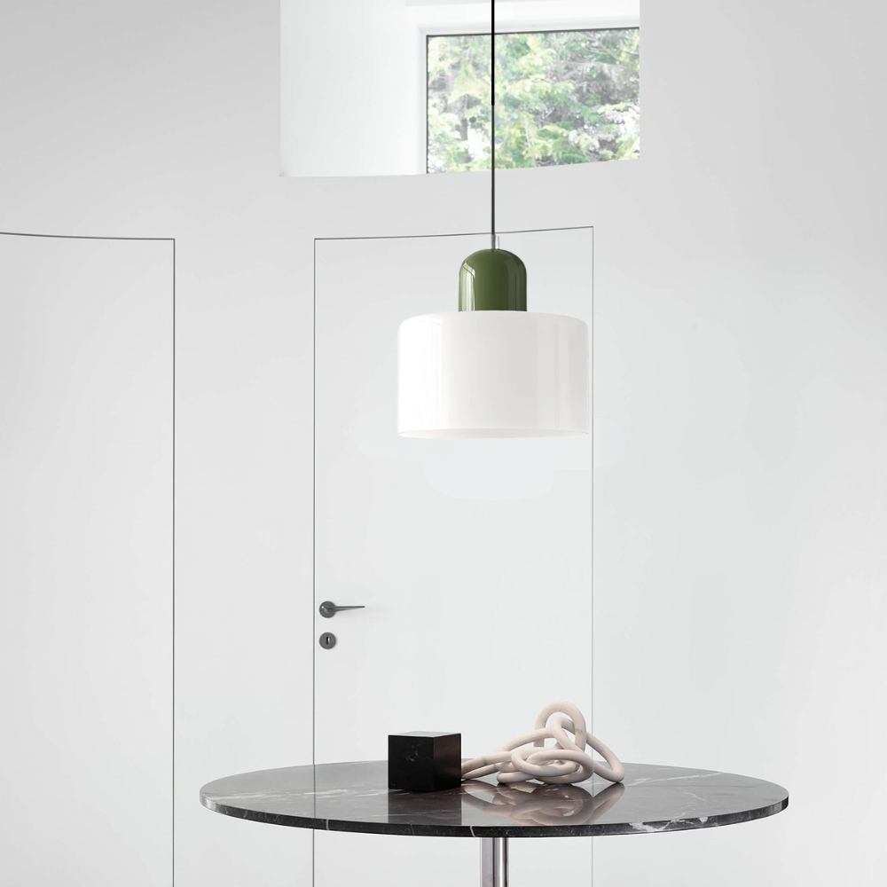 Curved Sculptural Pendant Lamp