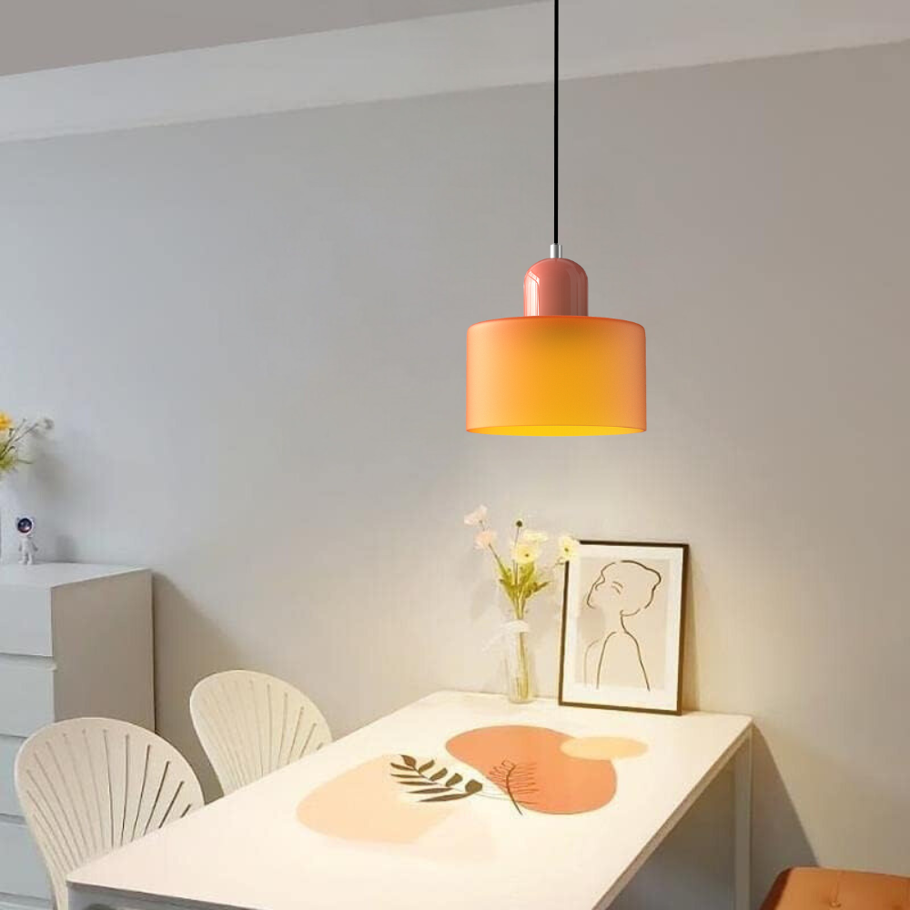 Curved Sculptural Pendant Lamp