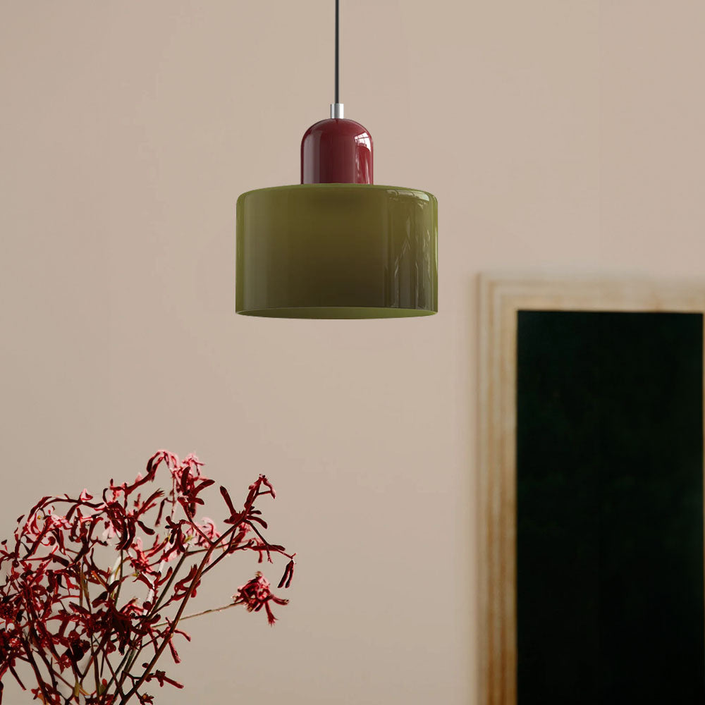 Curved Sculptural Pendant Lamp