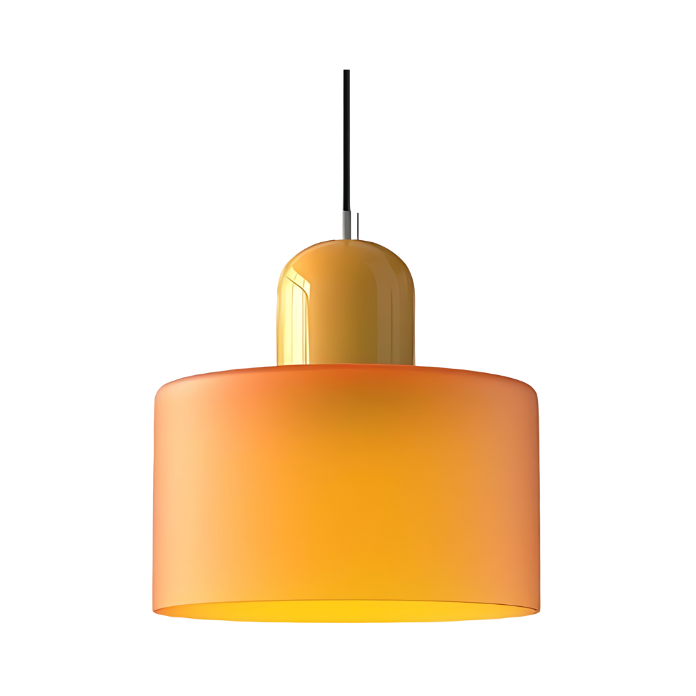 Curved Sculptural Pendant Lamp
