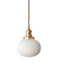 Vintage Opaline Pendant Lamp