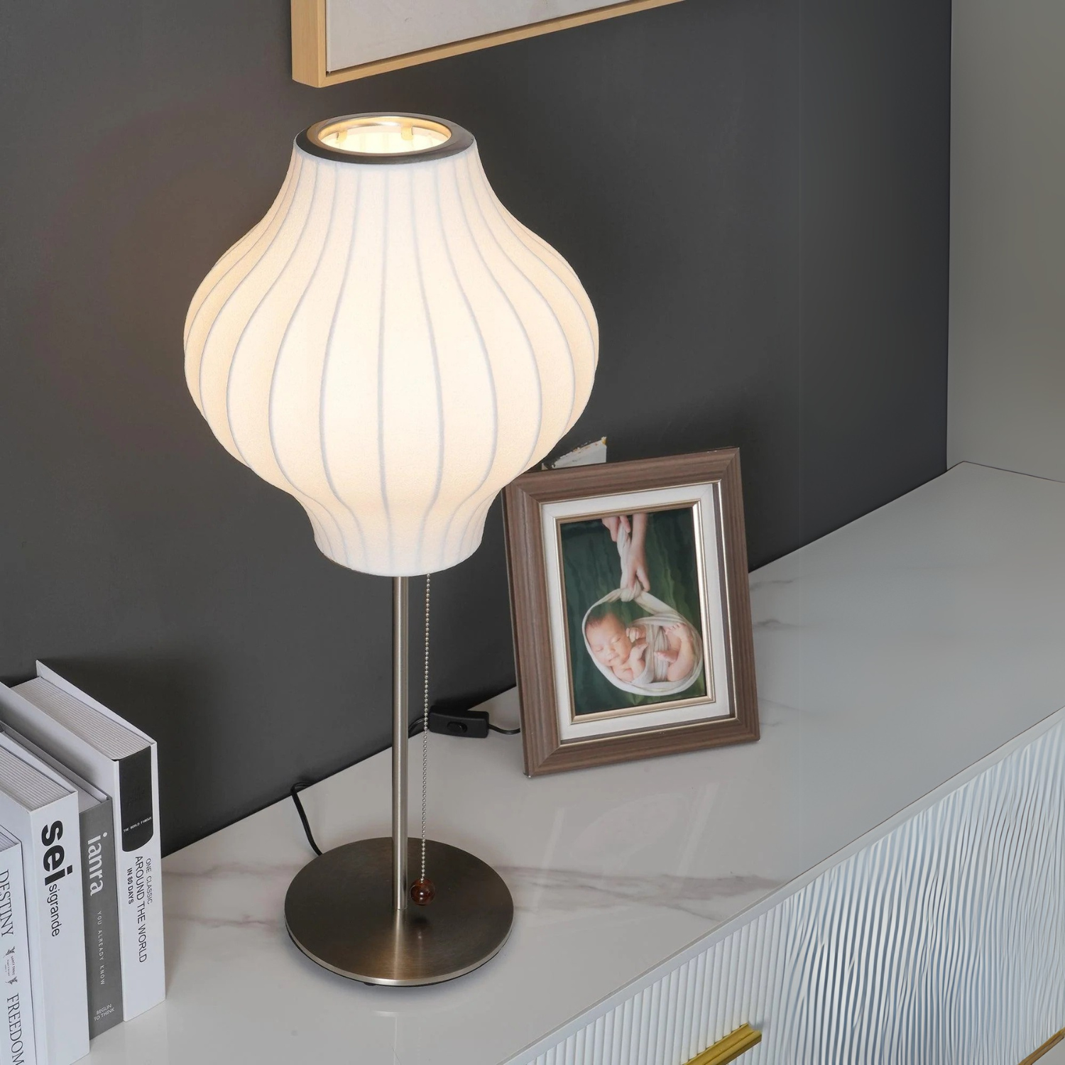 Minimalist Organic Table Lamp