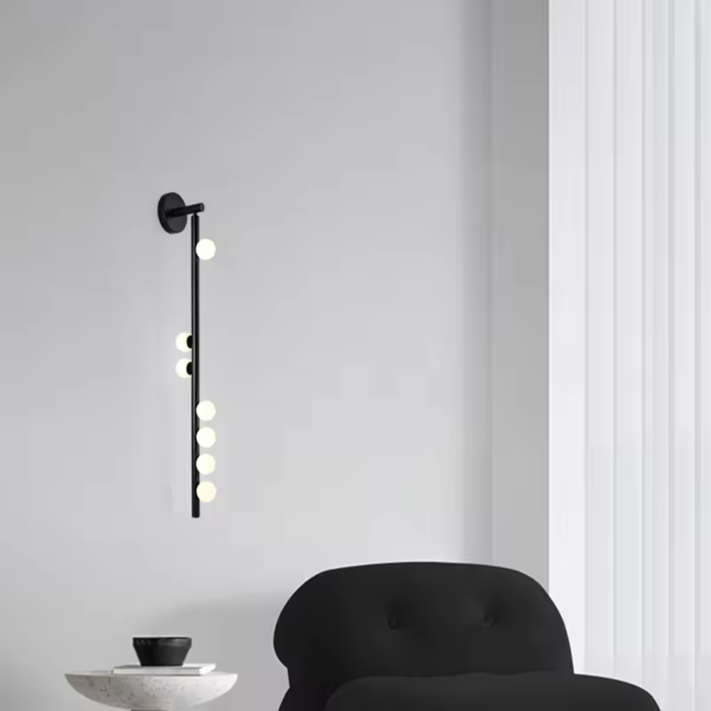 Vertical Globe Wall Lamp