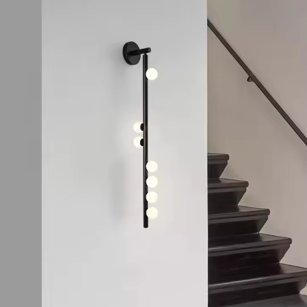 Vertical Globe Wall Lamp