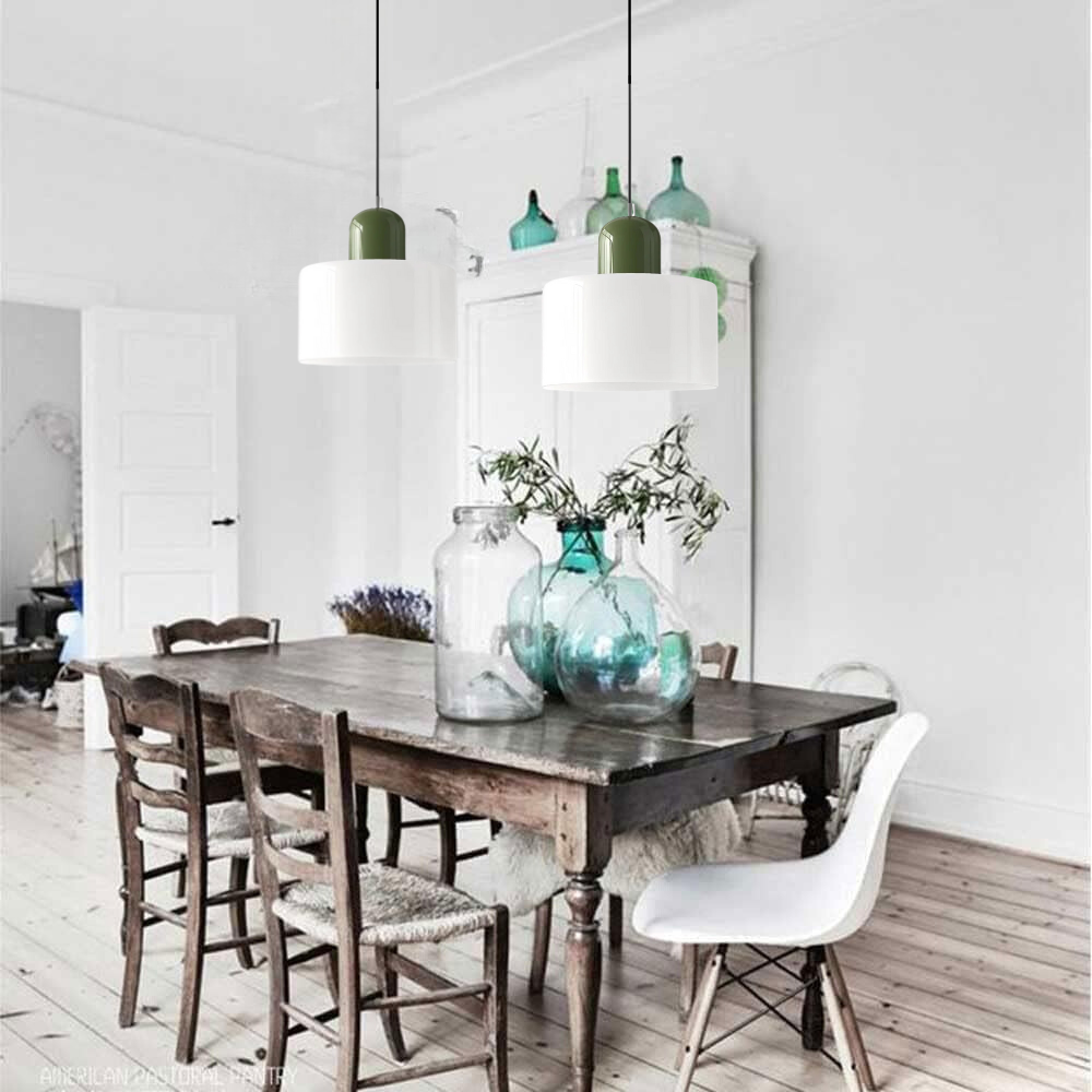 Curved Sculptural Pendant Lamp