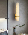 Marble and Iron Wall Lamp