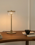 Clear Glass Table Lamp