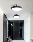 Scandinavian-Japandi Flush Ceiling Lamp