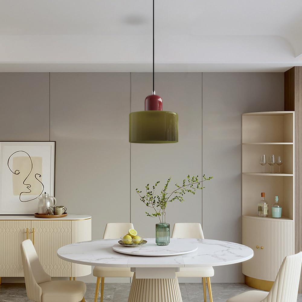 Curved Sculptural Pendant Lamp