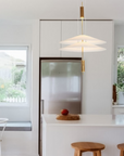 Sculptural Floating Pendant Lamp