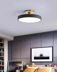 Scandinavian-Japandi Flush Ceiling Lamp