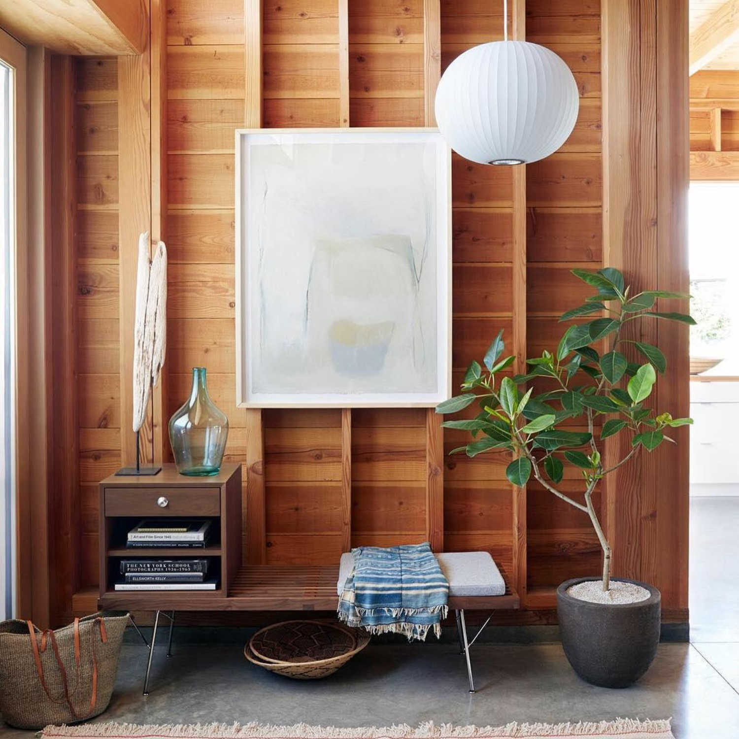 Cocoon-like Pendant Lamp