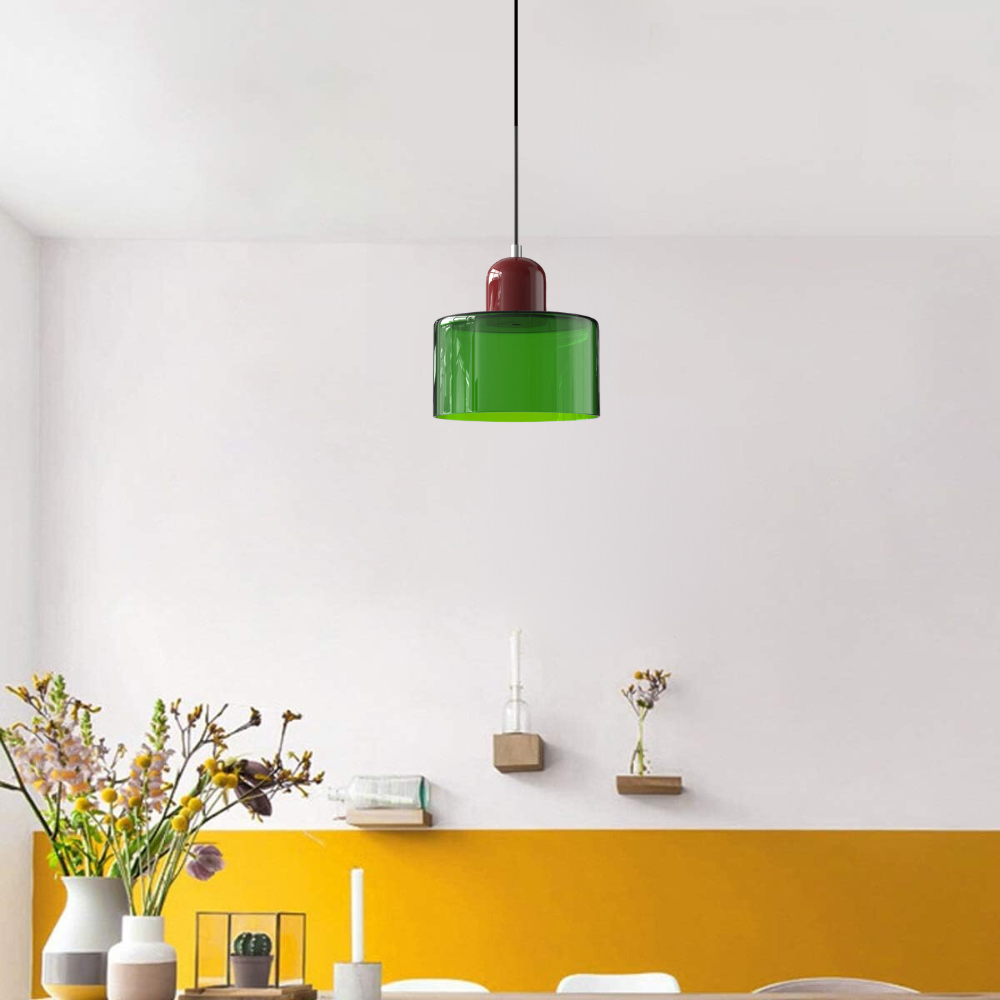 Curved Sculptural Pendant Lamp