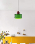Curved Sculptural Pendant Lamp