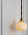 Vintage Opaline Pendant Lamp