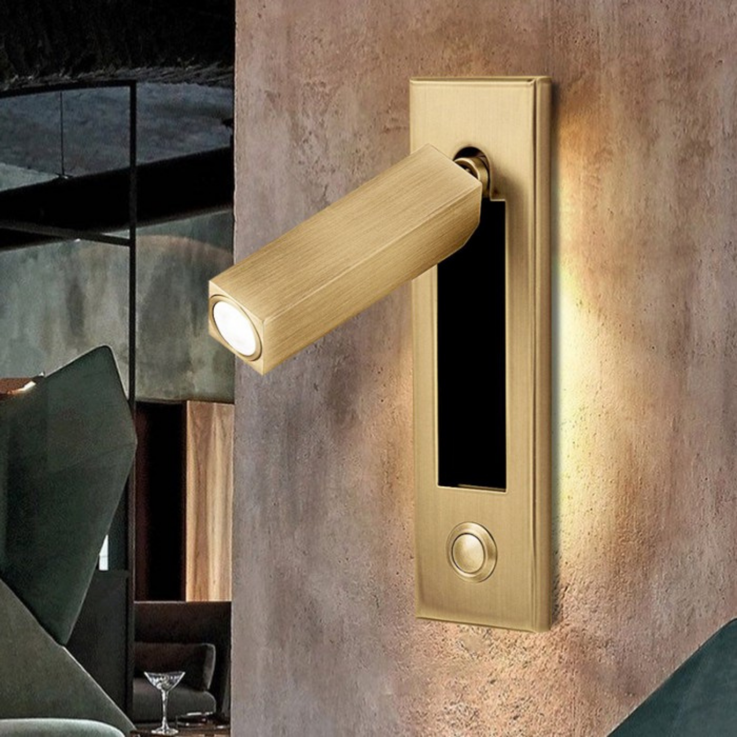 Minimalist Recessed Wall Lamp