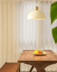 Dome-Shaped Pendant Lamp