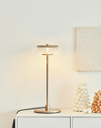 Clear Glass Table Lamp