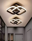 Square Intersecting Ceiling Lamp