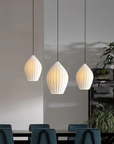 Sculptural Contoured Pendant Lamp