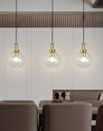Hand-Blown Glass Pendant Lamp