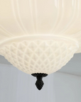 Vintage-Style Glass Ceiling Lamp
