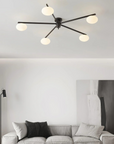 Floating Arm Globe Ceiling Lamp