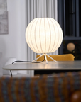 Textured Spherical Table Lamp