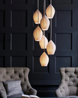 Sculptural Contoured Pendant Lamp