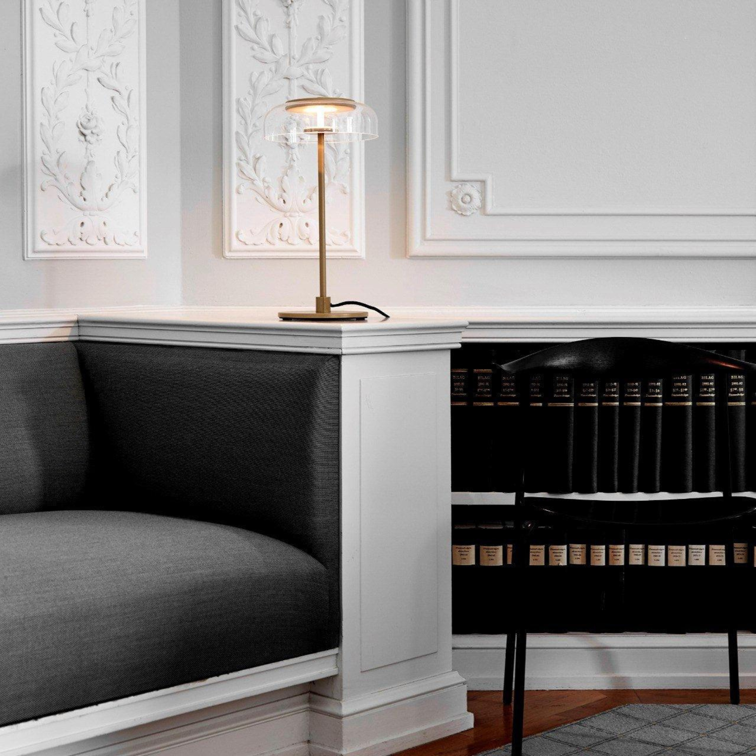 Clear Glass Table Lamp