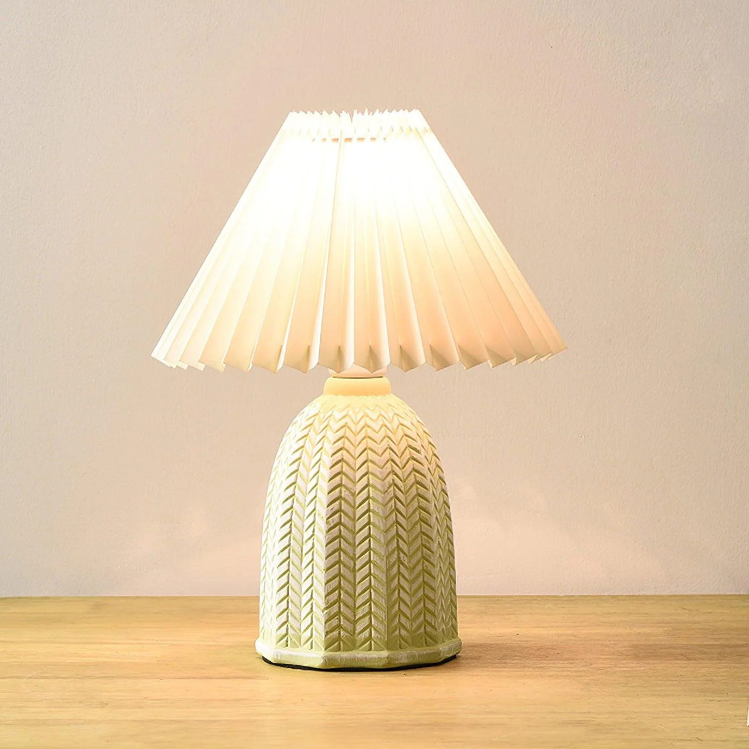 Pleated Table Lamp