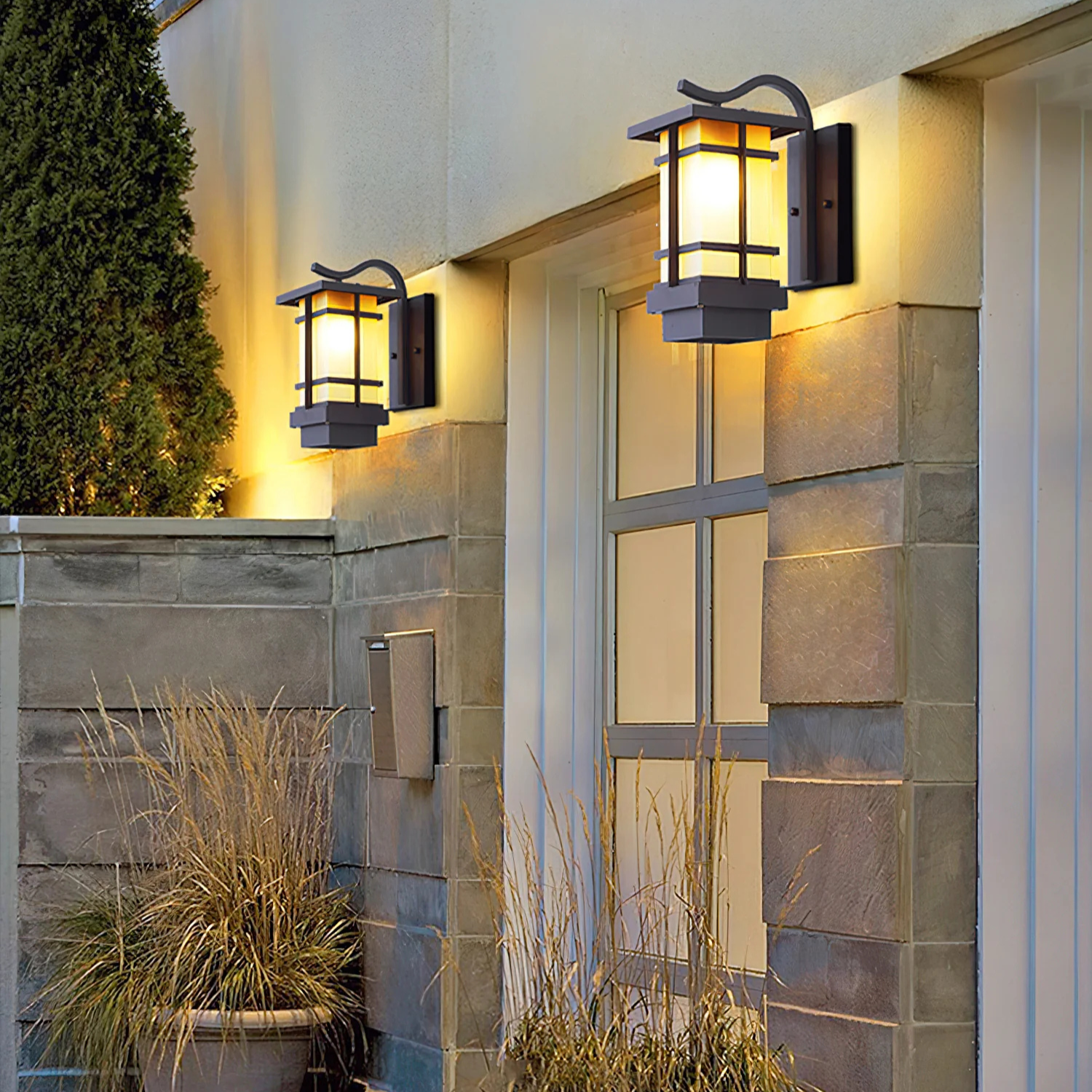 Architectural Outdoor Wall Lamp