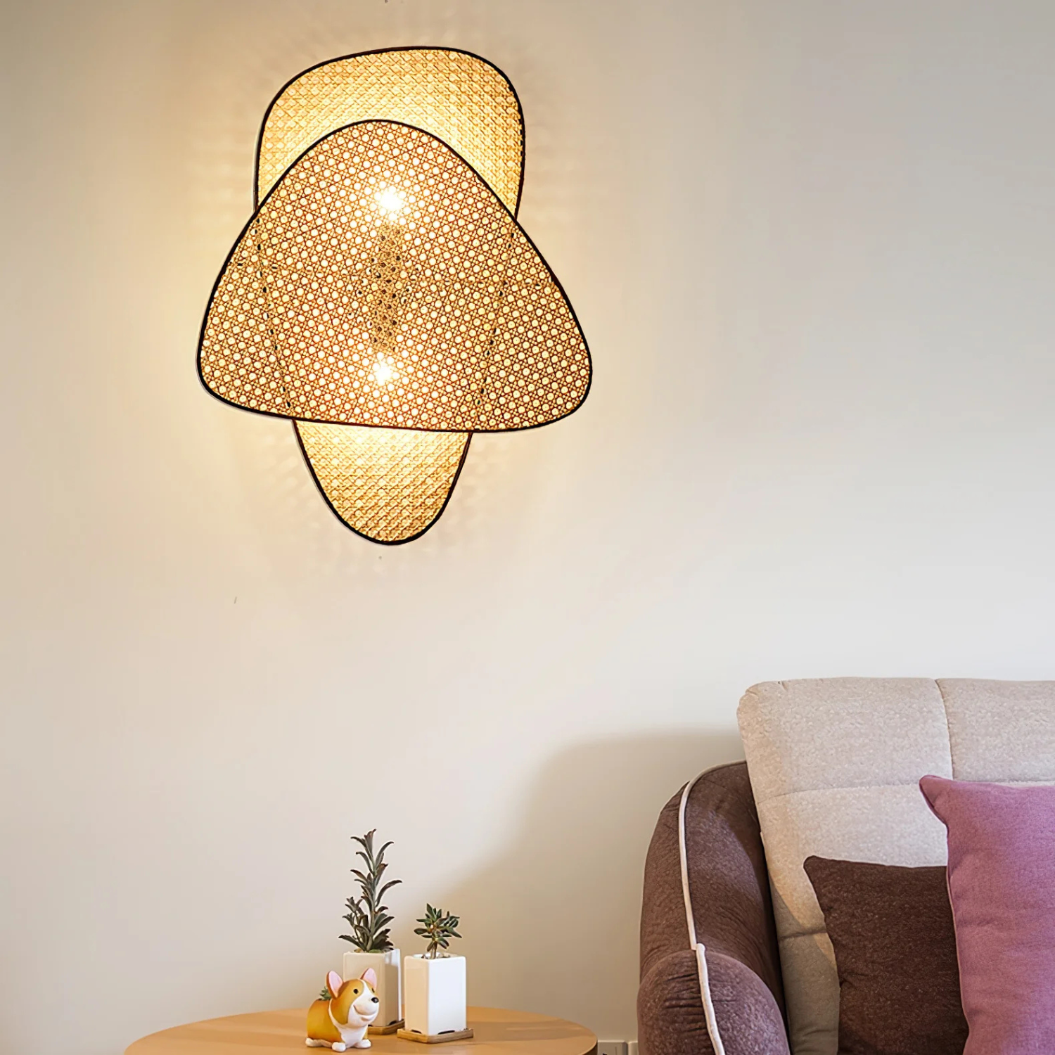 Rattan Wall Lamp
