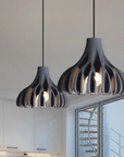 Japandi-Style Sculptural Pendant Lamp