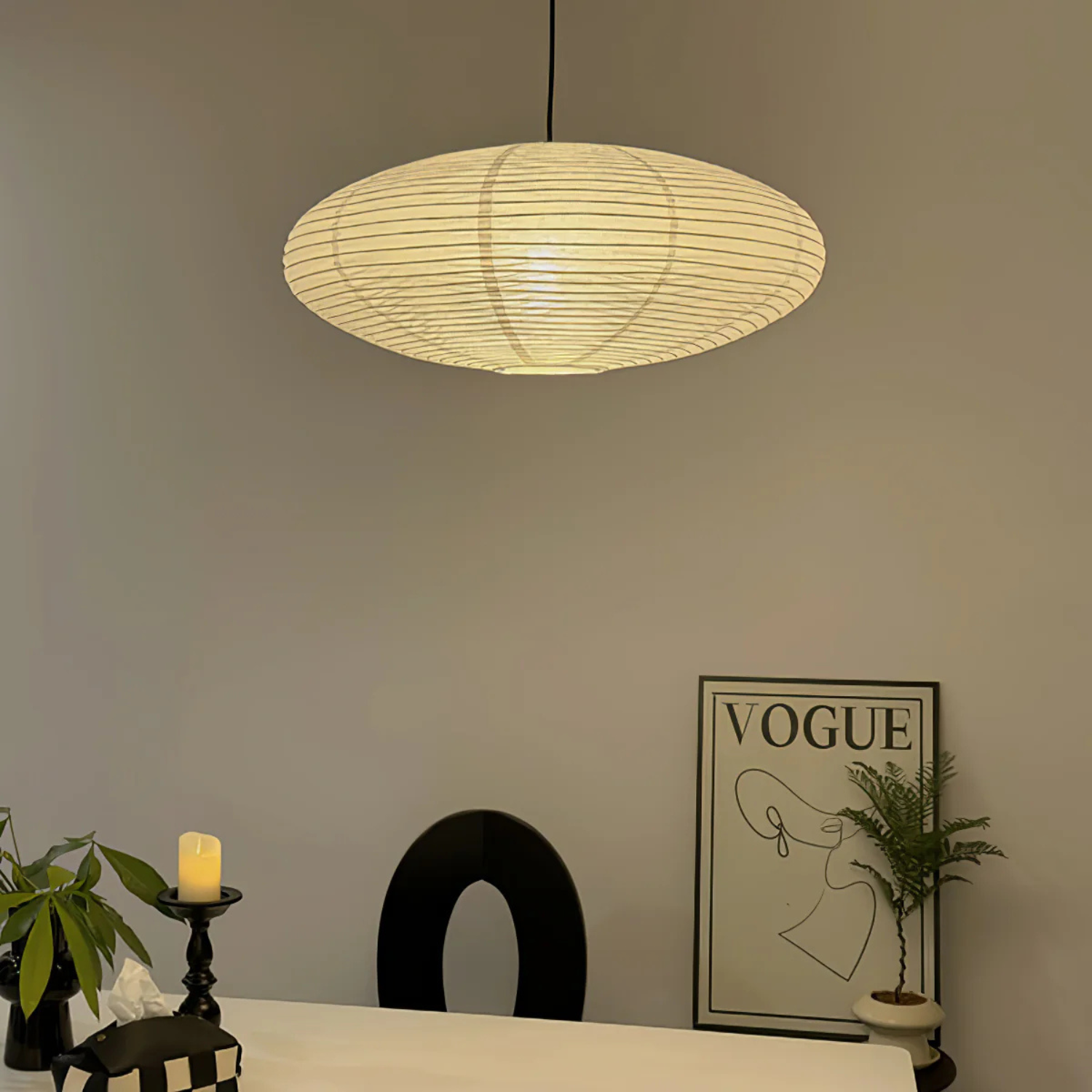 Cotton Paper Pendant Lamp