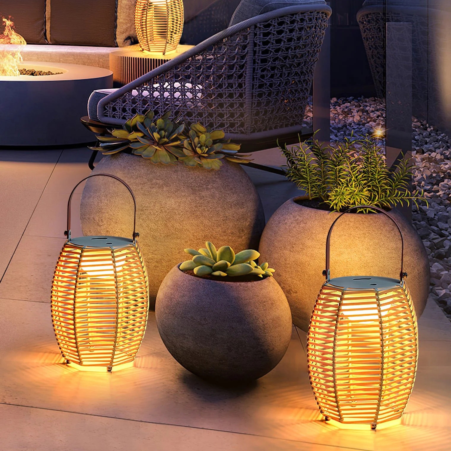 Rechargeable Outdoor Lantern